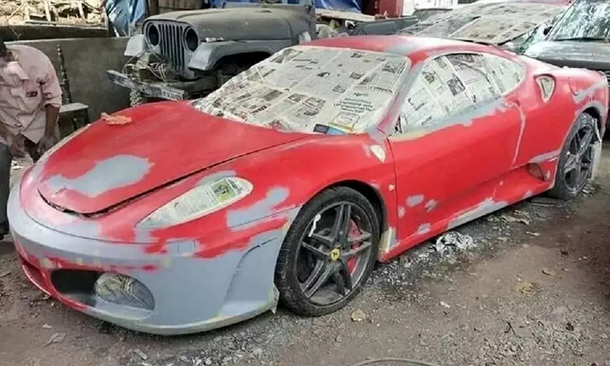 Recently, images of the Ferrari F430 getting repainted at local garage has gone viral on the internet.