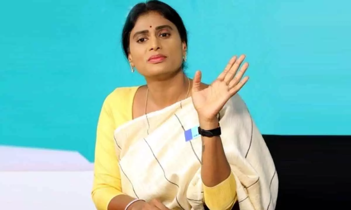 YSR Telangana Party leader Y. S. Sharmila