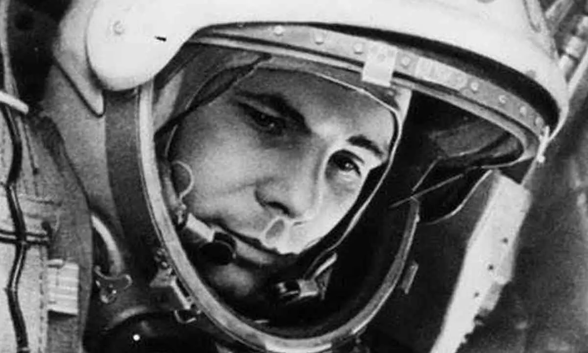 The first human to journey into outer space