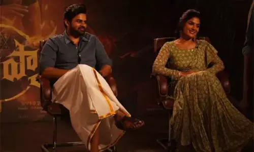 Sai Dharam Tej and Samyuktha Begin Aggressive Promotions for Virupaksha