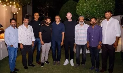 Photo Moment: Jr. NTR Hosts James Farrell & Prominent Film Personalities