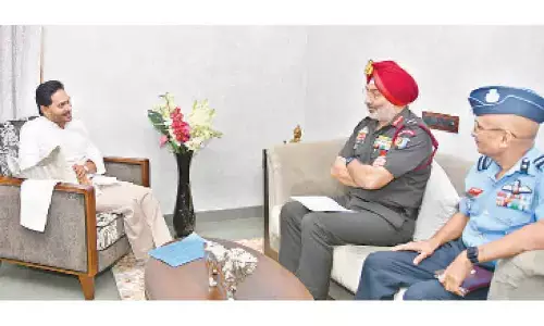 Vijayawada : NCC Director Deneral calls on CM