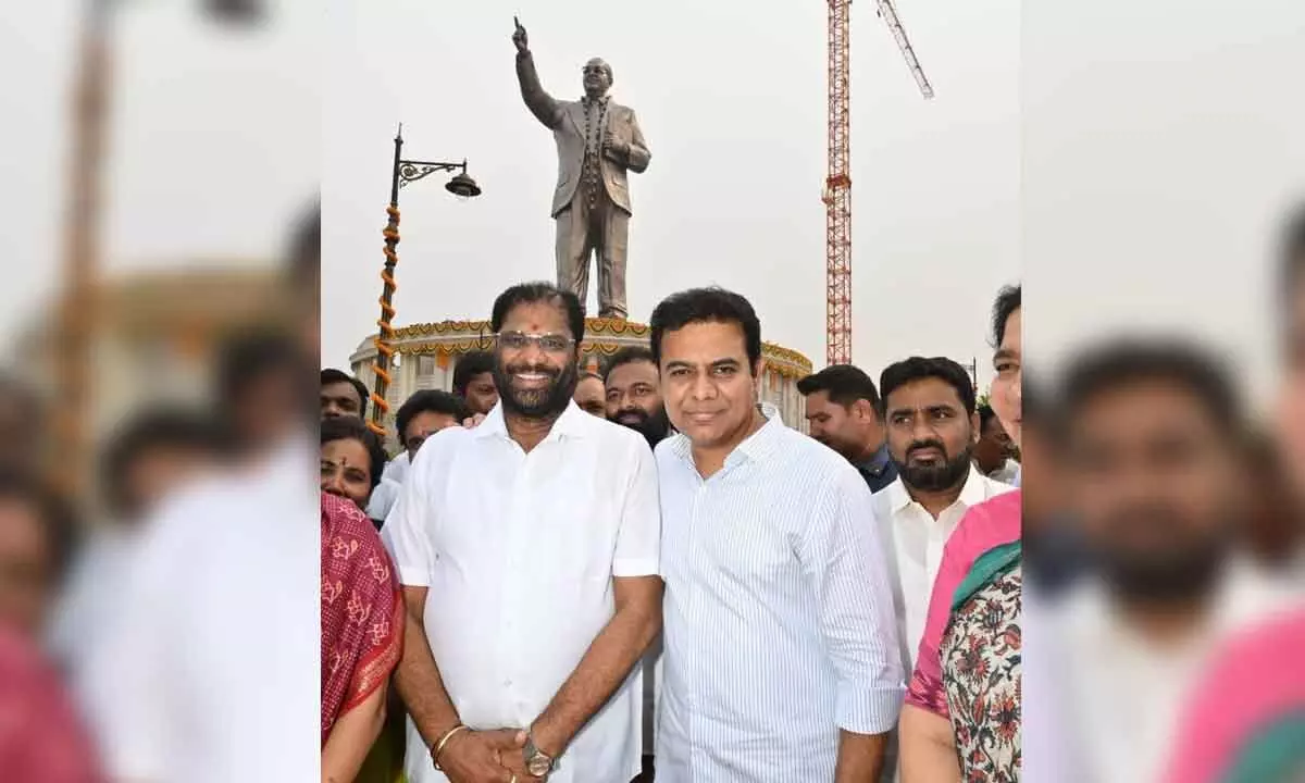 MP Vaddiraju pays rich tributes to Dr Ambedkar