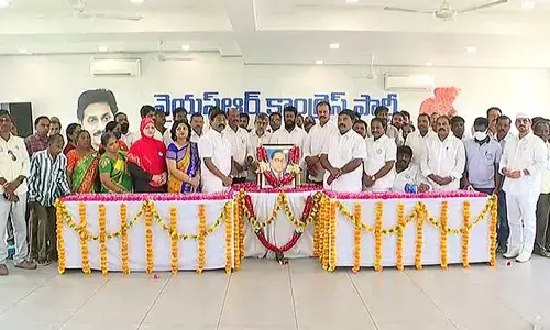 Dr. BR Ambedkar birth anniversary celebrations held at YSRCP headquarters, YS Jagan tweets