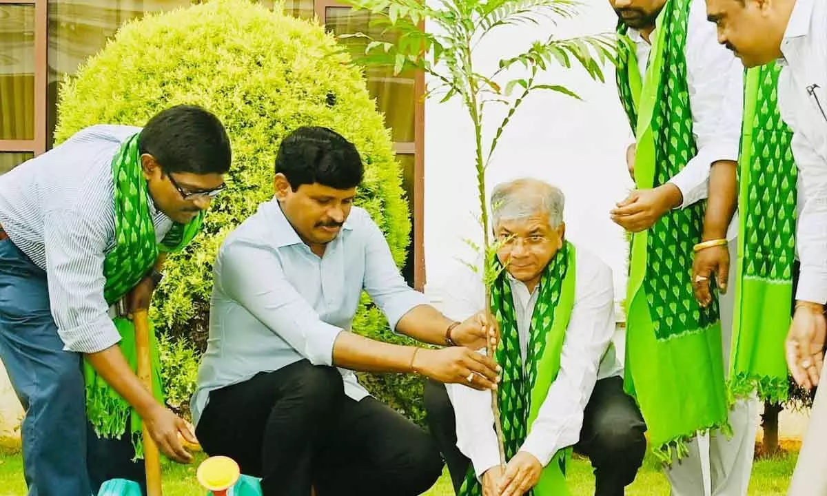 Ambedkar’s grandson takes up Green India challenge