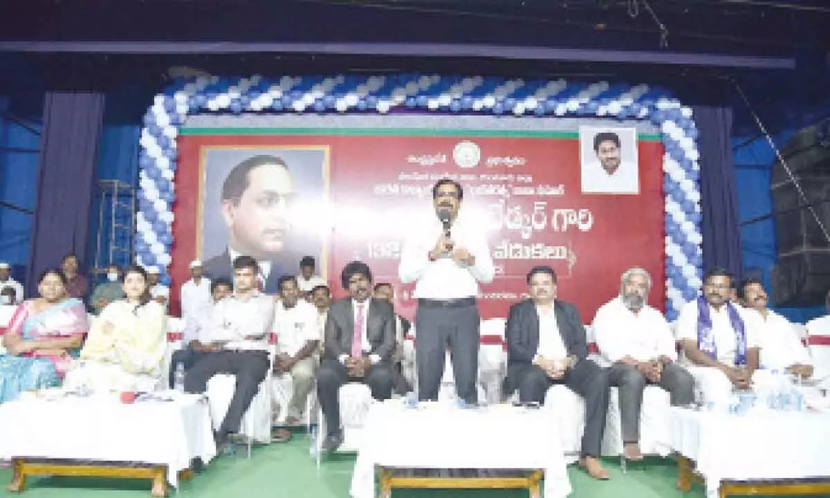 Guntur: Following in footsteps of Ambedkar real tribute to him says Collector M Venugopal Reddy