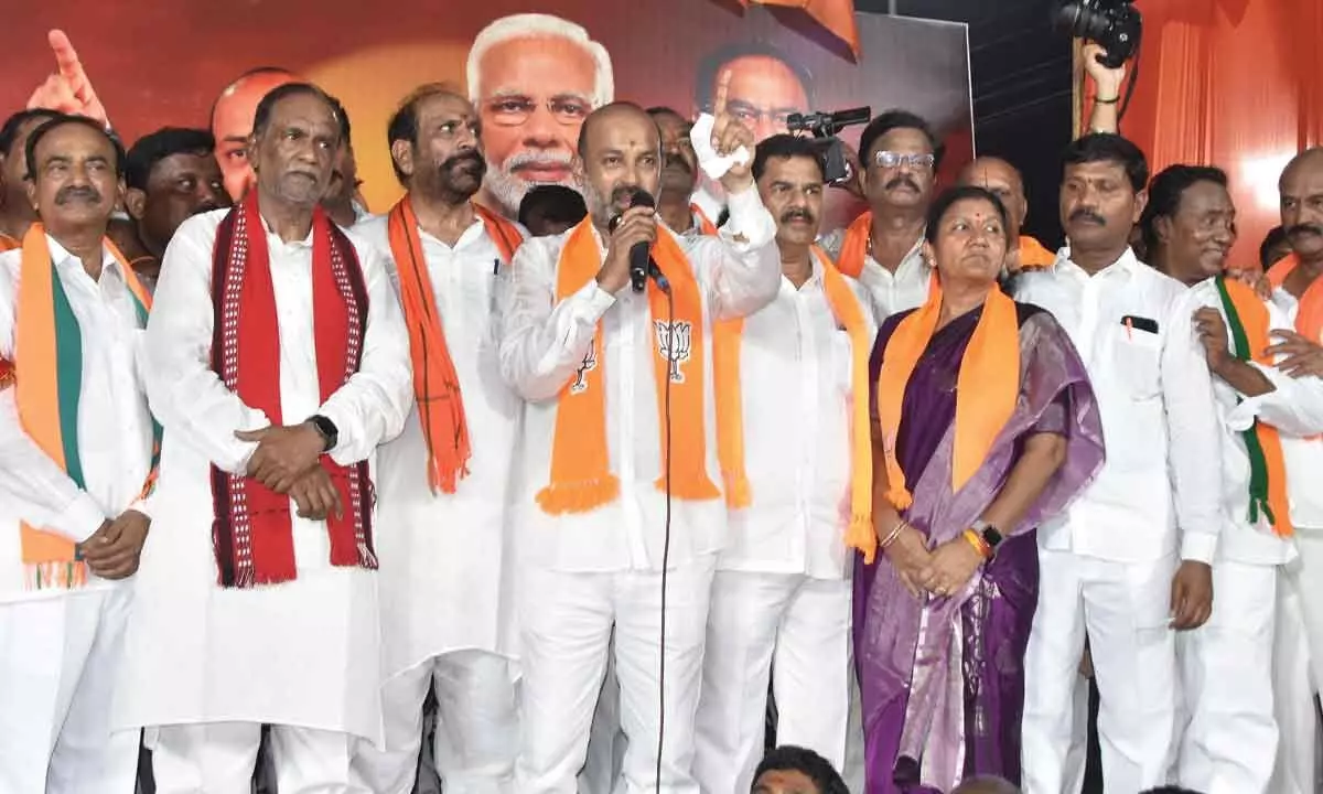 BJPs Nirudyoga March kicks off in Warangal