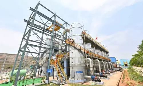 MinisterKT Rama Rao inaugurated 2000 KLD Legacy Leachate Treatment Plant at Jawaharnagar Dump Yard, marking an  important milestone in tackling  water contamination & pollution.  This plant and a series of other  steps reflect a significant  investment in environmental  sustainability.