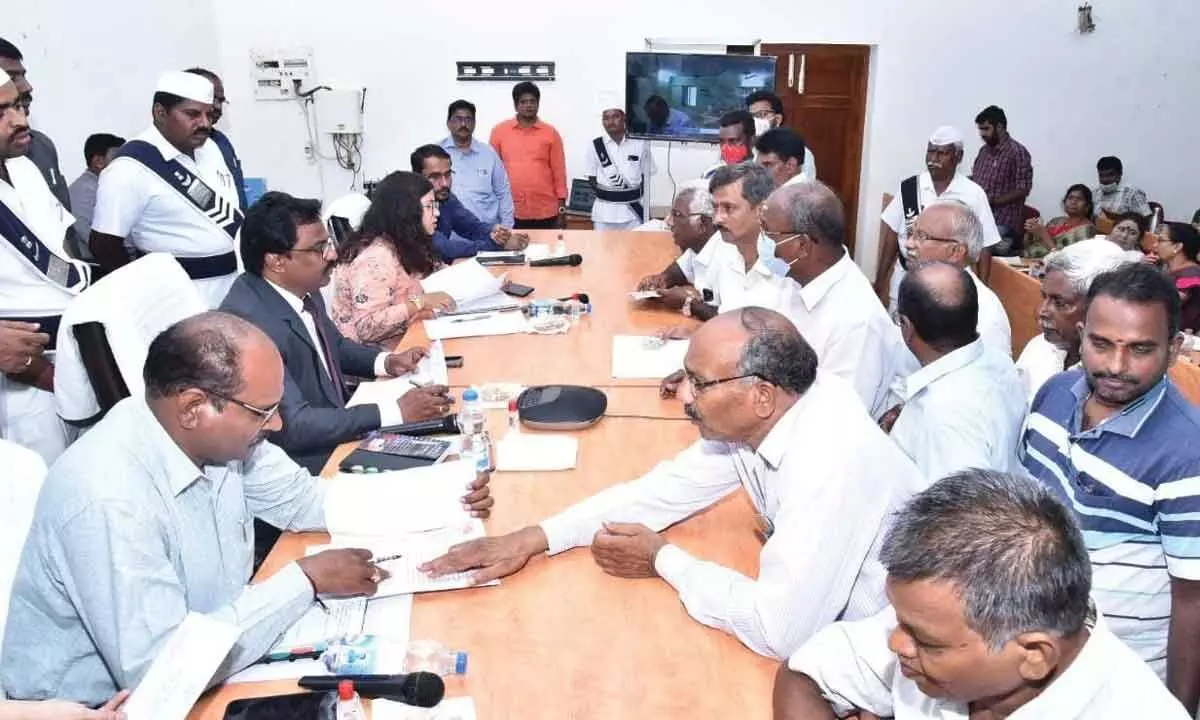 Machilipatnam: Meet targets of government programmes, officials told