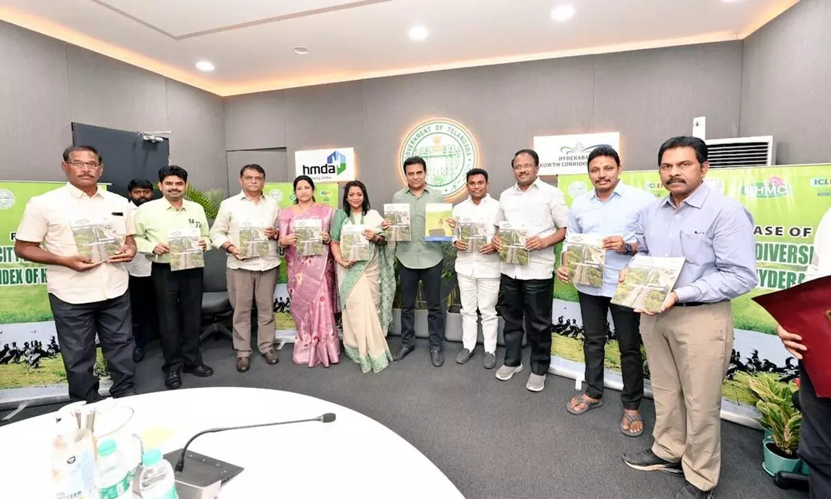 Minister KTR releases City Biodiversity Index of Hyderabad