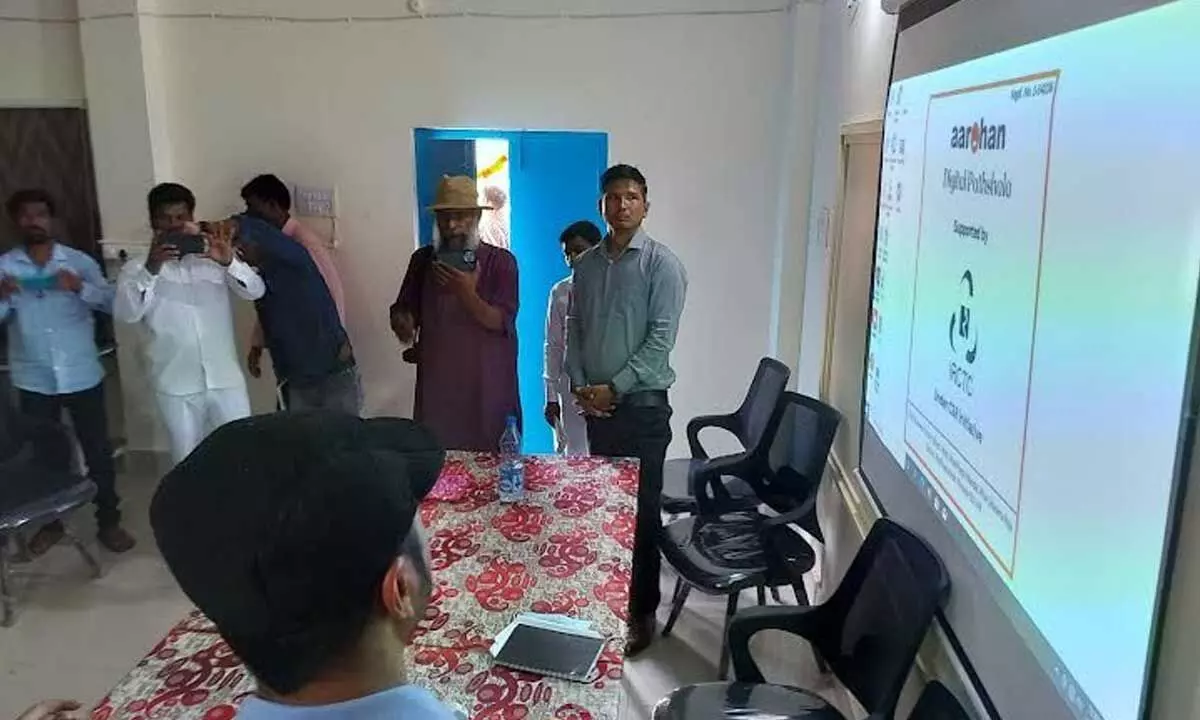 Digital classrooms inaugurated in Araku and Ananthagiri on Tuesday