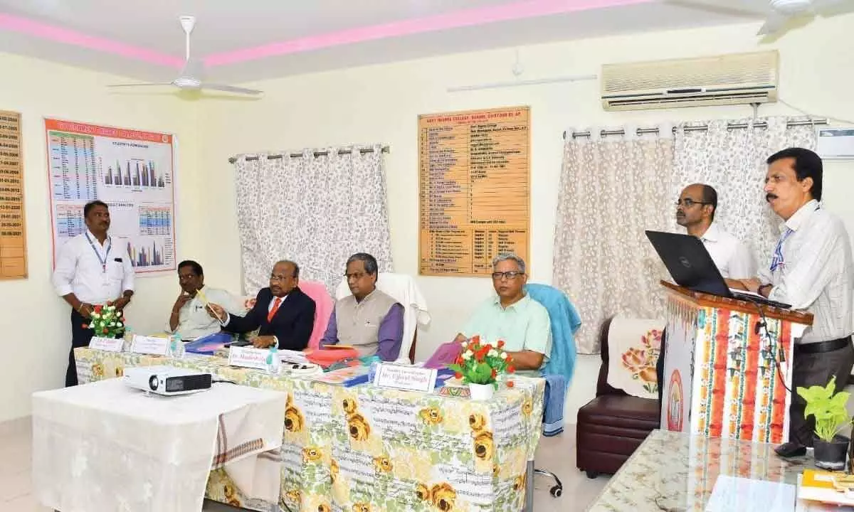 Tirupati: NAAC team lauds Nagari Government Degree College for adopting best practices