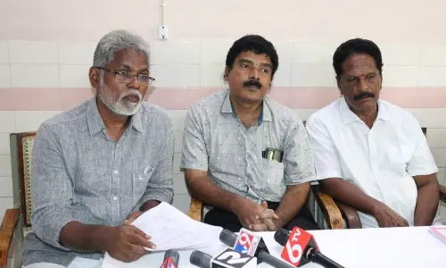 Nandigama MLA M Jagan Mohan Rao addressing the media in Nandigama of NTR district on Wednesday