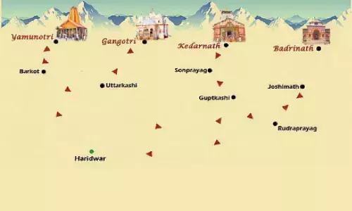 New Delhi: Heavy snowfall ahead of Char Dham Yatra