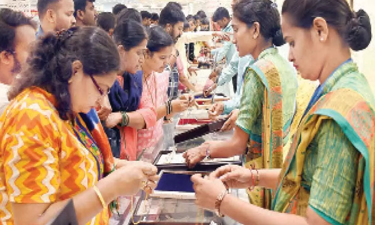 Hyderabad: Glitz, glitter and sparkle back at jewellery outlets