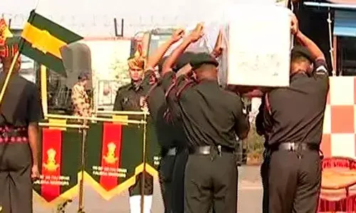 Mortal remains of martyred Odia Army jawan reaches native village