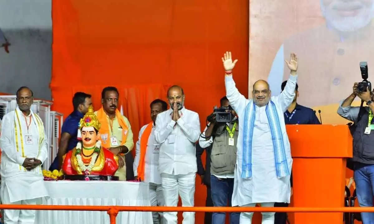 Chevella: Wont stop our fight till KCR is dethroned says Union Home Minister Amit Shah