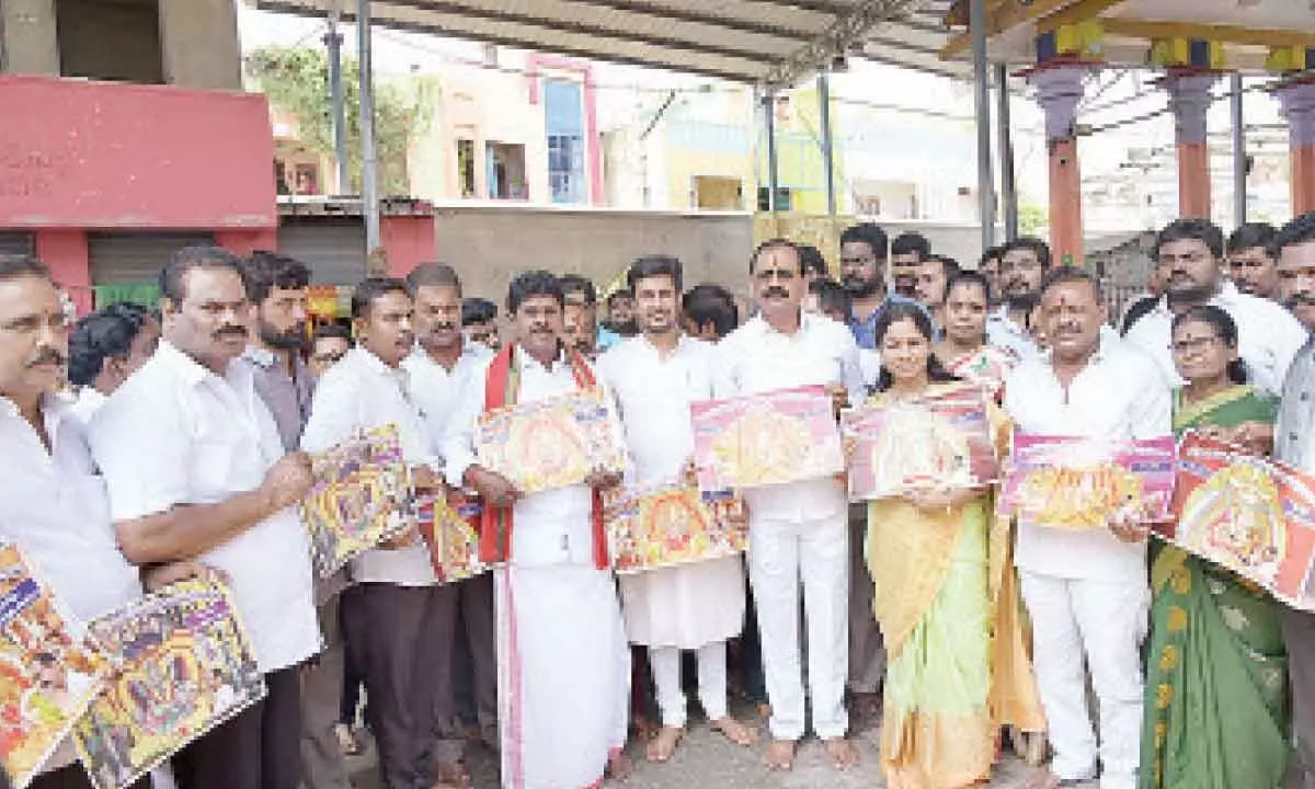 Tirupati: Publicity campaign launched for Tirupati Gangamma Jatara