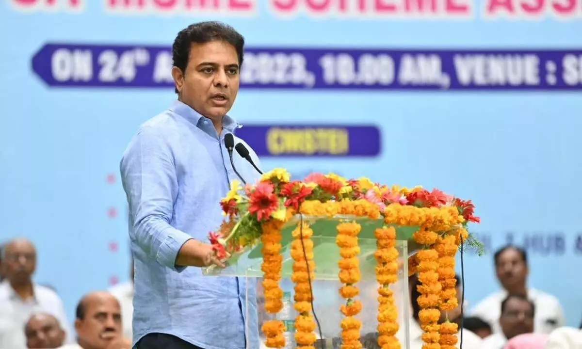 Telangana State IT and Industry minister KT Rama Rao