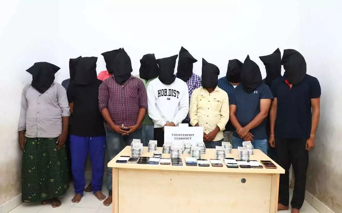 Rangareddy: Notorious Inter-state counterfeit currency racket busted, 13 held