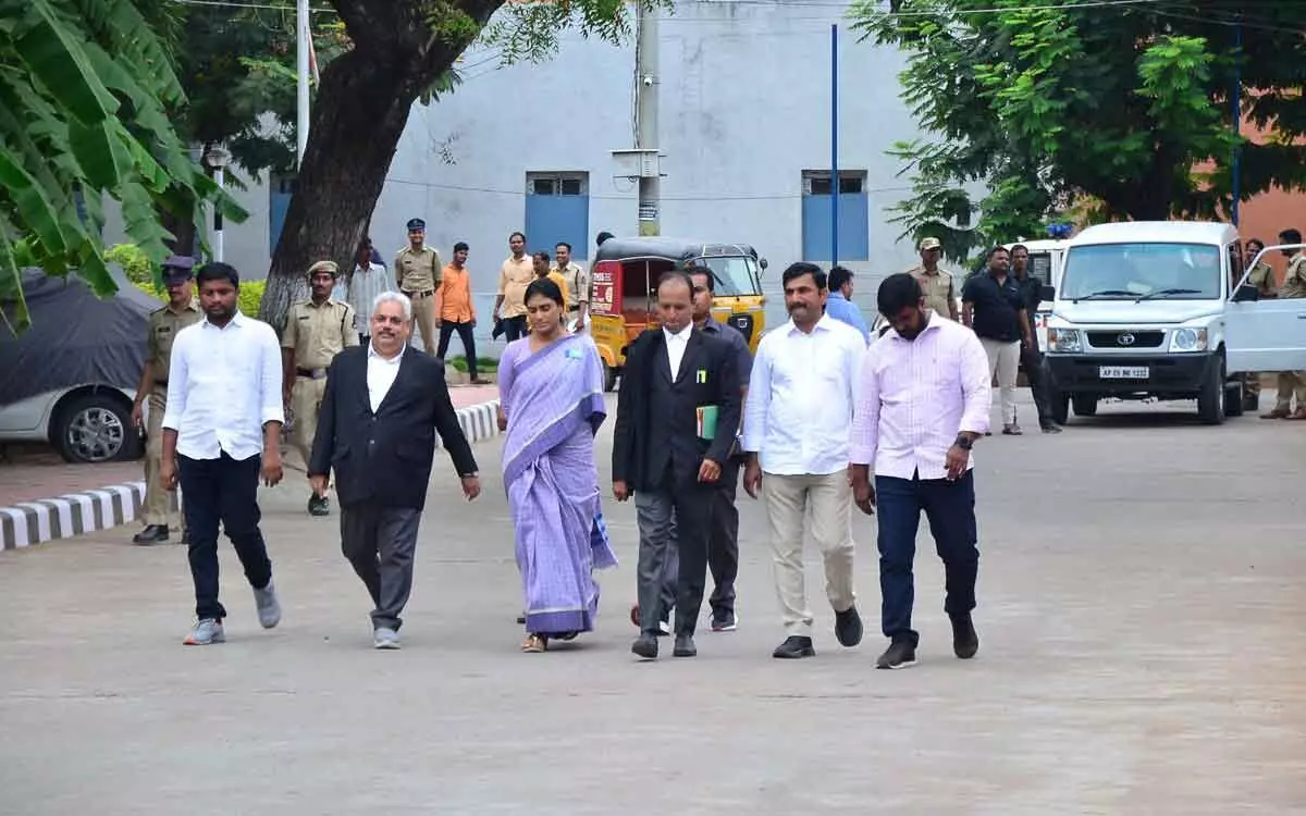 Hyderabad: YS Sharmila gets bail, walks out of jail