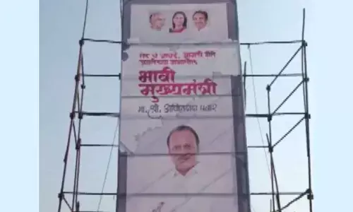 Mumbai: Poster of CM Ajit Pawar appears in Maharashtra