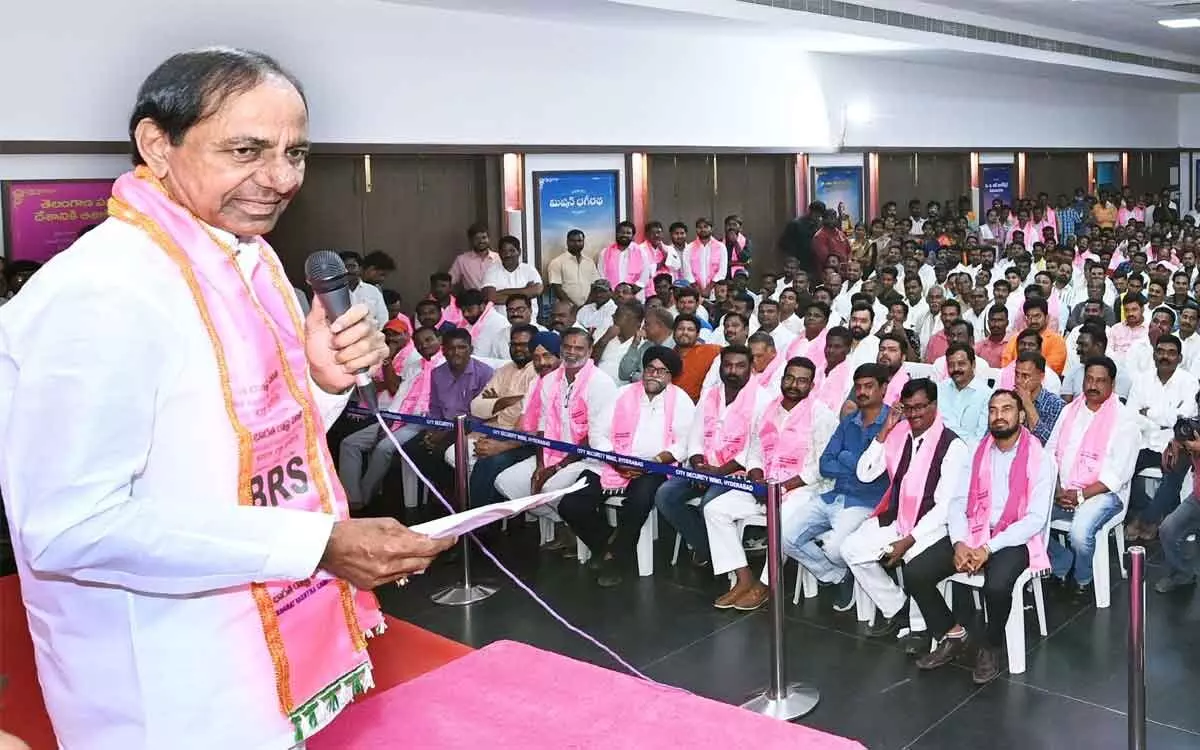 Hyderabad: BRS chief K Chandrashekar Rao braces for mega Kisan Rally in Maharashtra with 12 lakh farmers