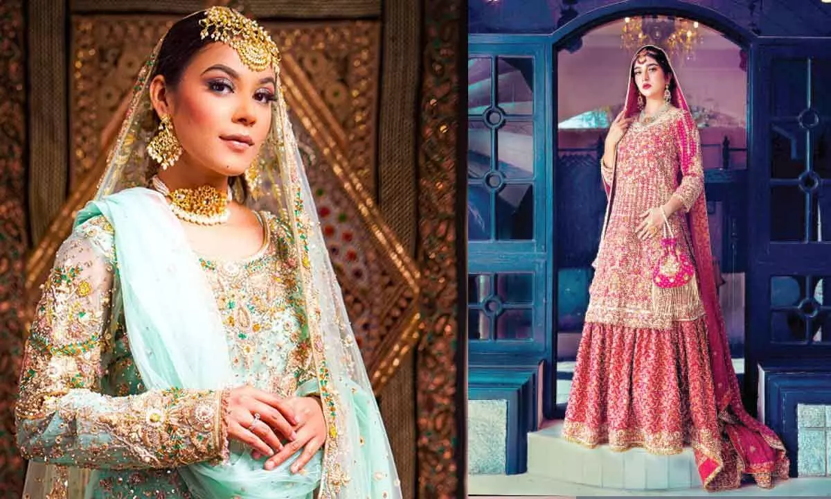 Nawabi Gharara to look elegant for your summer wedding