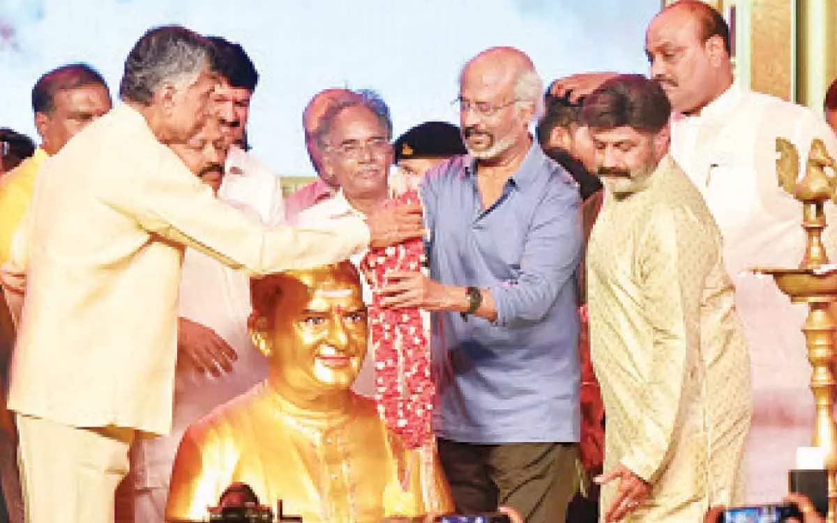 Vijayawada: N T Rama Rao is my inspiration, says Rajinikanth