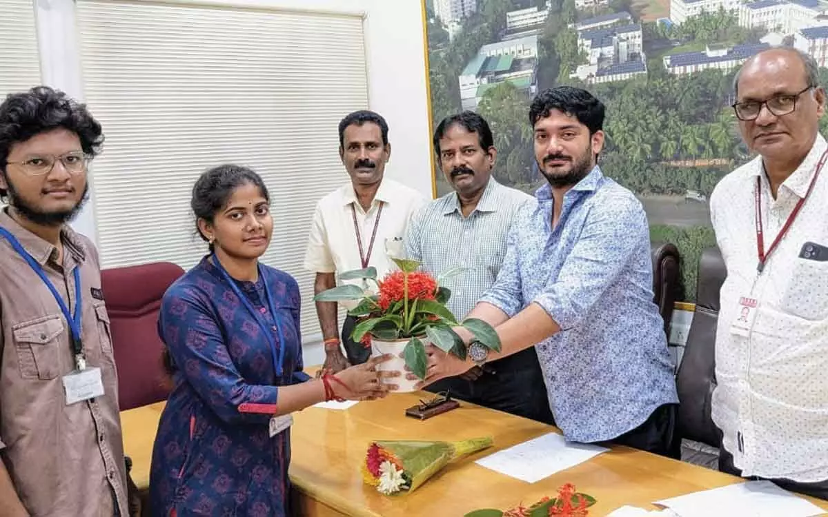 Bhimavaram: 2 SRKR students get placement with `6.5 lakh package