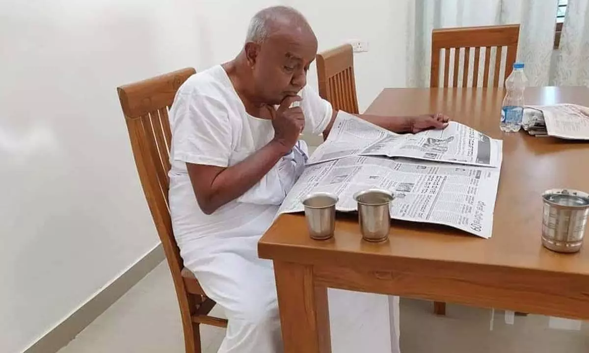 Devegowda’s passion to get his party back to power at 89, is not an easy task