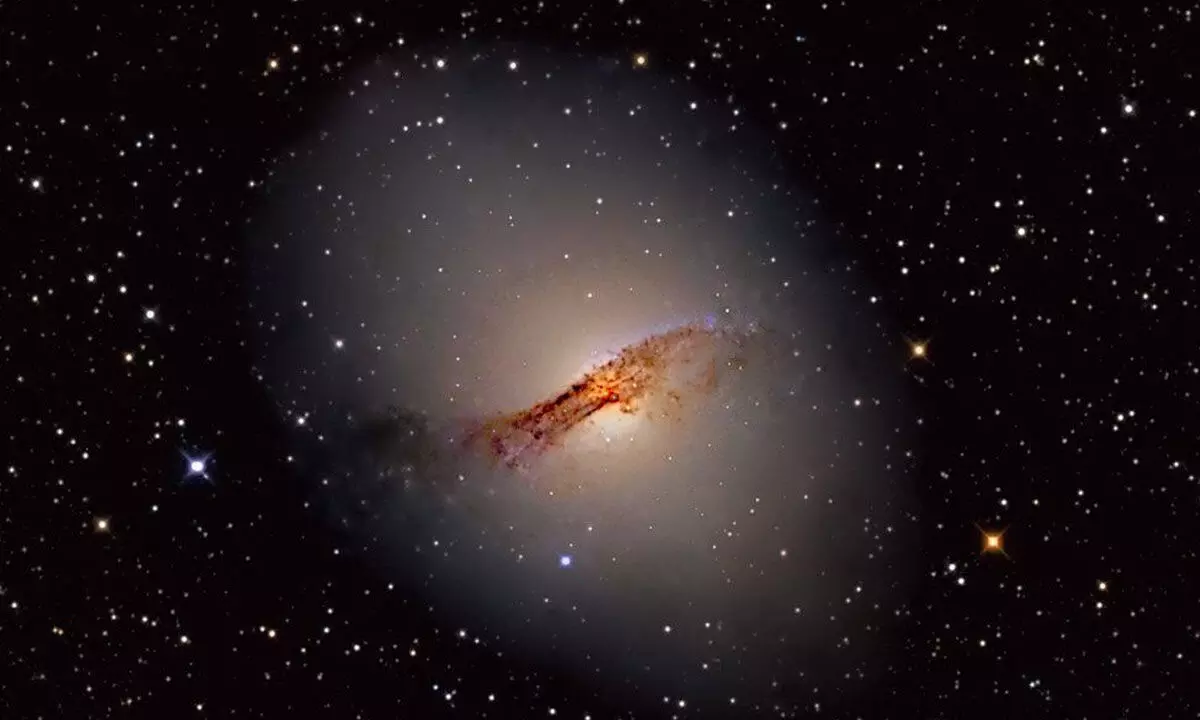 The galaxy Centaurus A or NGC 5128 is discovered