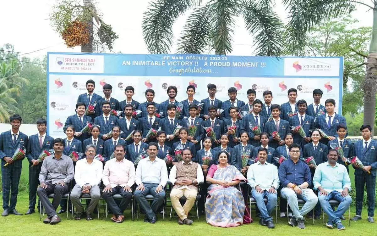 Rajamahendravaram: Sri Shirdi Sai Group students excel in JEE Mains