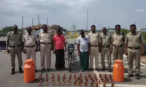Kurnool: Two held; 61 NDP liquor bottles seized