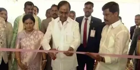 CM KCR inaugurates new Secretariat and signs important files