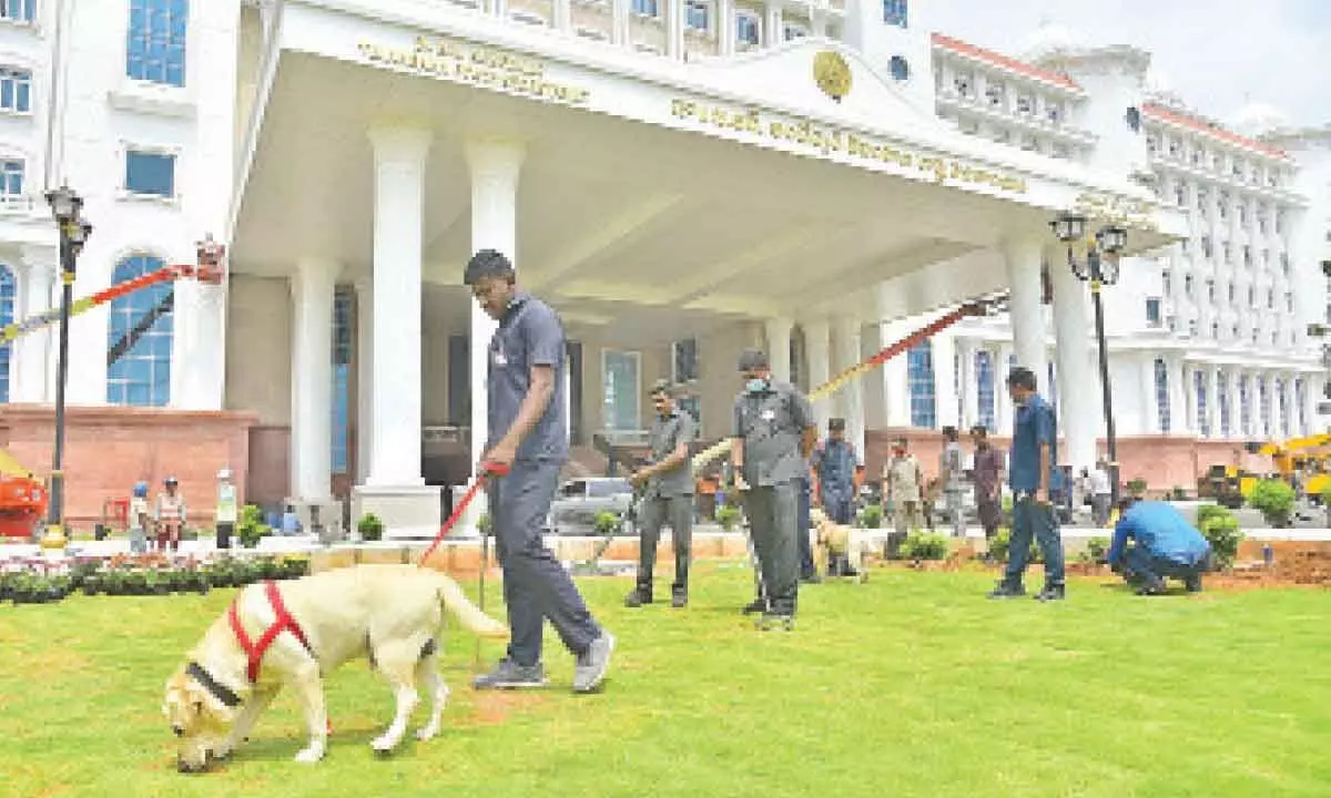 Sniffer dogs to move round-the-clock in building: To have a dedicated bomb detection, disposal squad anti-sabotage team