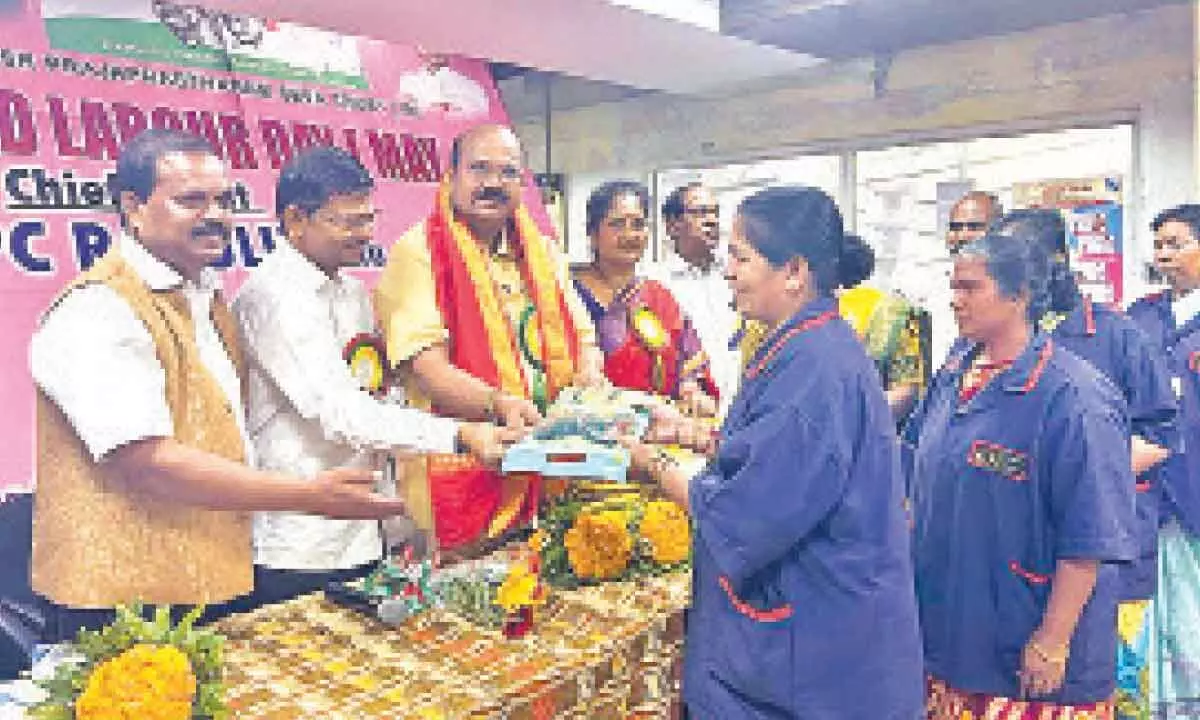 Tirupati: Services of workforce in nation-building hailed