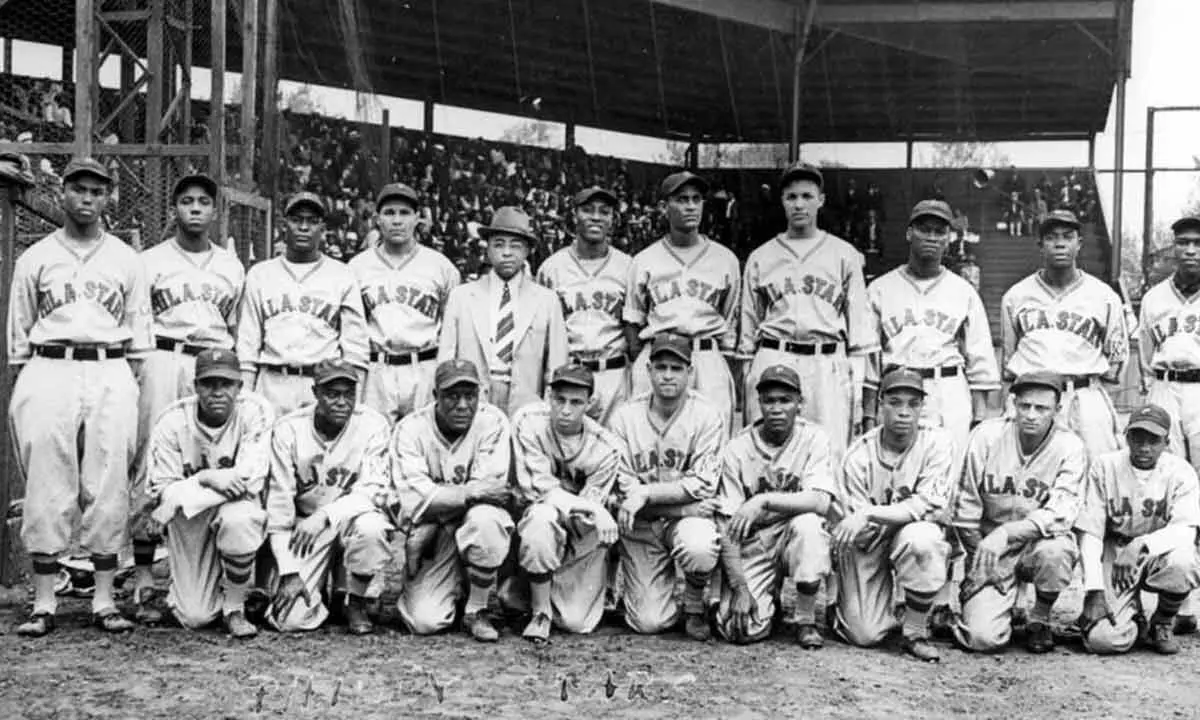 The first game of Negro National League baseball was played