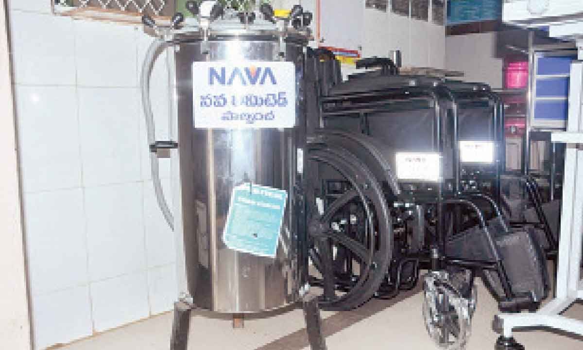 Kothagudem Nava Ltd provides medical equipment to Primary Health Centre