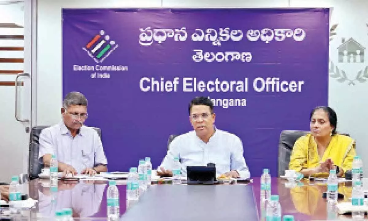 Hyderabad: CEO Vikas Raj apprises parties of steps to expand voter base