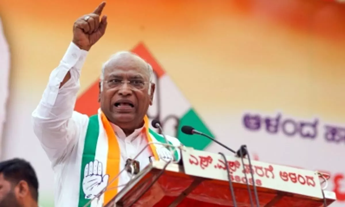 Congress president Mallikarjun Kharge