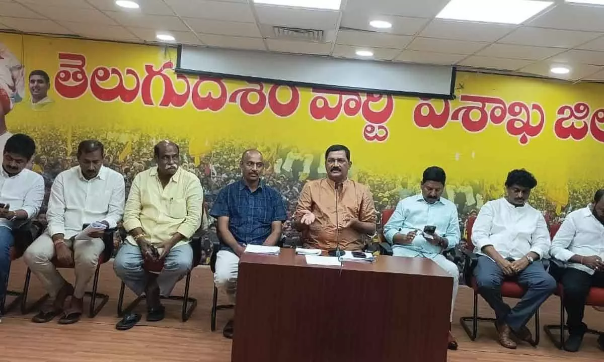 Visakhapatnam: Foundation stones laid for political gain says MLA Ganta Srinivasa Rao