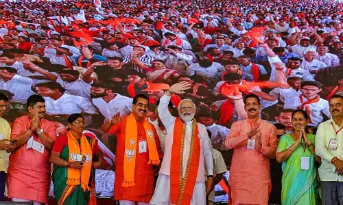 PM Modi in Mulky, raises ‘Jai Bajrang Bali’ slogan
