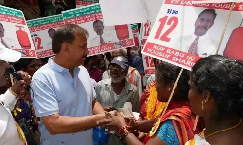 Independent candidate KGF Babu’s manifesto woos voters of all religions