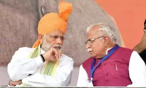 Chandigharh: Narendra Modi-Manohar Lal Khattar and computers, Tech an enabler of good governance