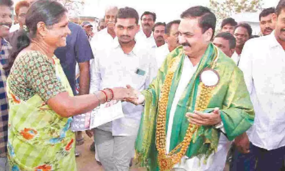 Nellore: Kakani Govardhan Reddy seeks people’s support to continue welfare schemes