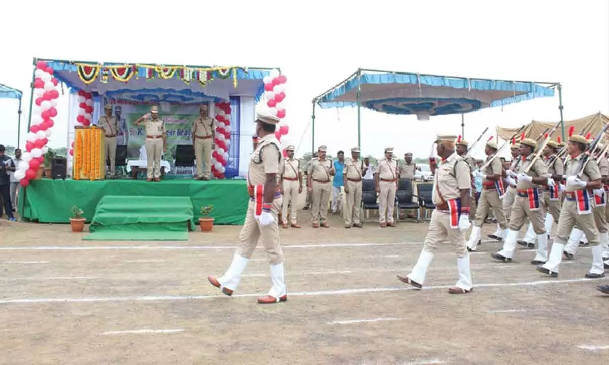 Nandyal: SP K Raghuveer Reddy hails Armed Reserve police for making D-Mobilisation a grand success