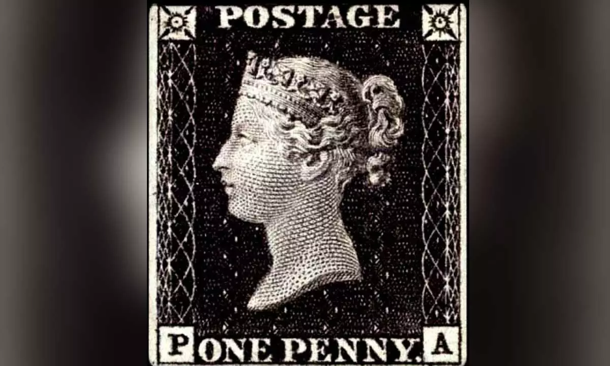 The world’s first postage stamp