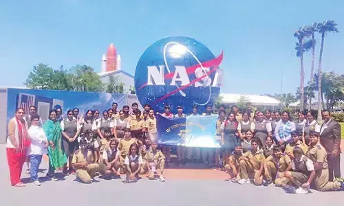 Discovering Space on school trip