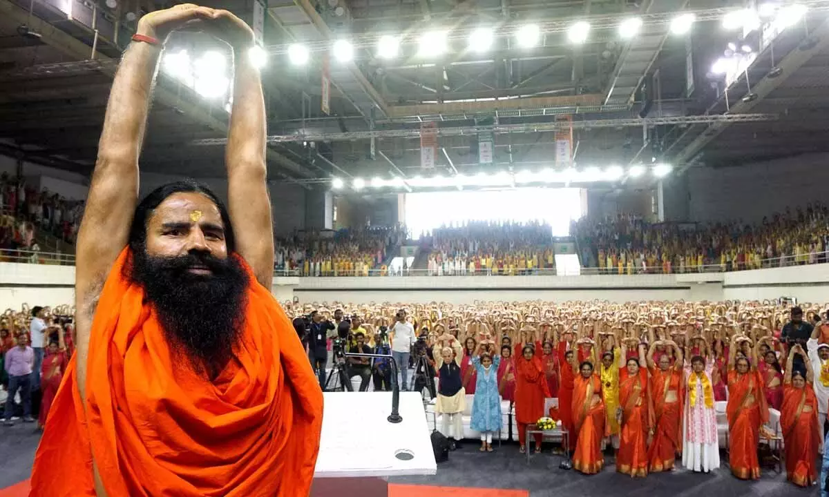 Patanjali holds huge yoga camp for women